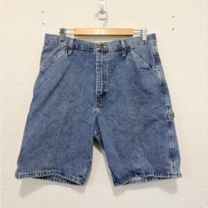 Wrangler Denim Short Jorts Jean Shorts Carpenter Workwear Skater Grunge